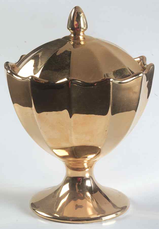 Golden Age Candy Jar & Lid by Royal Winton-1