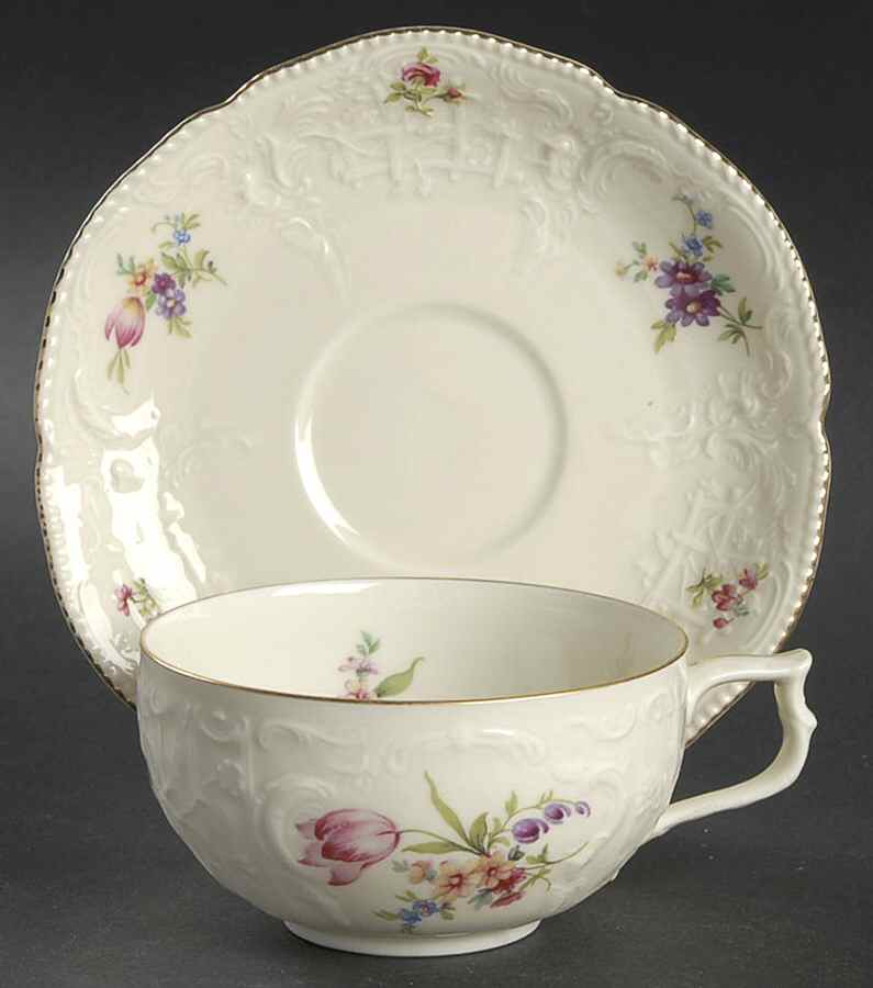 R582 Flat Cup & Saucer Set by Rosenthal - Continental-1