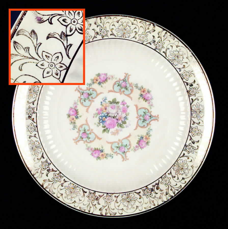 Baroness Salad Plate by Royal (USA)-1