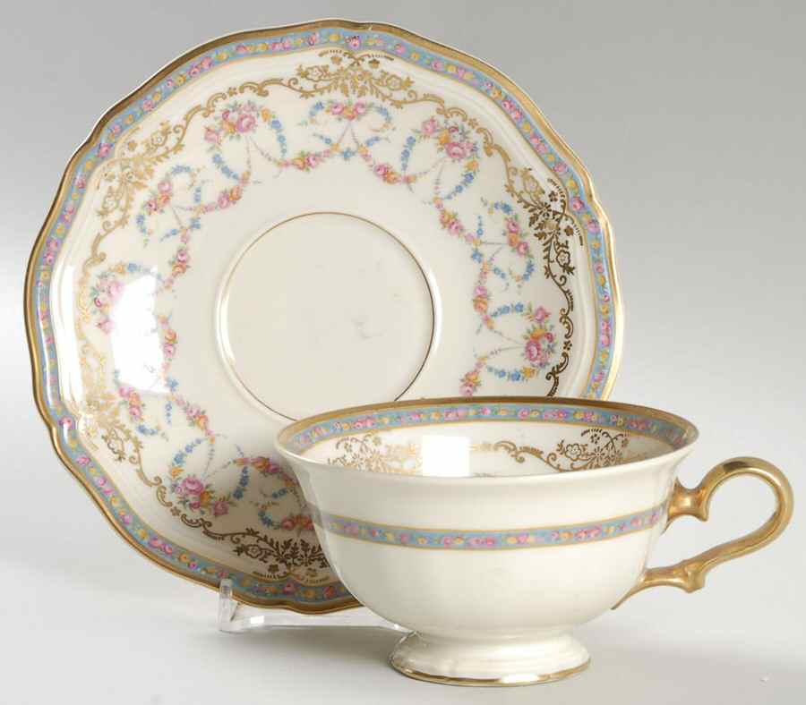 Florentine (Chippendale) Footed Cup & Saucer Set by Rosenthal - Continental-1