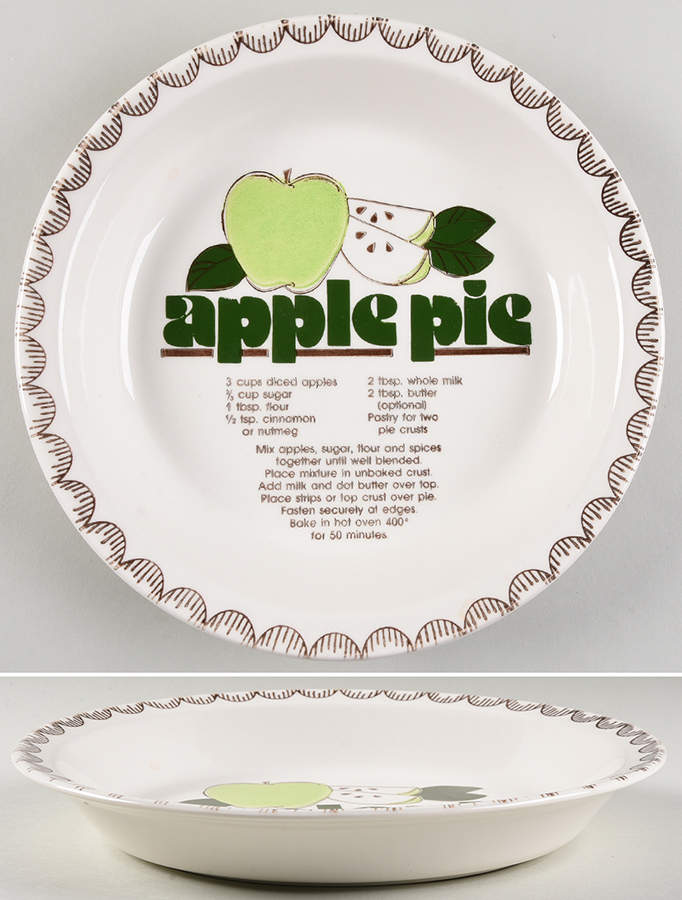 Country Harvest Series 10" Pie Baking Plate by Royal (USA)-1