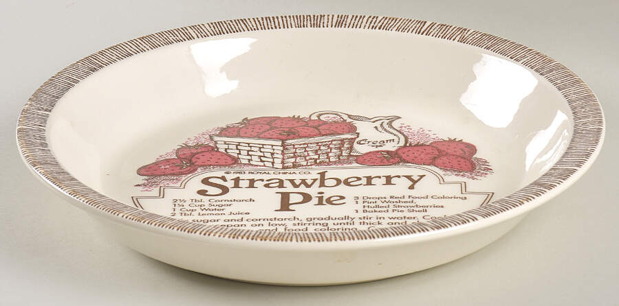Country Harvest Series 10" Pie Baking Plate by Royal (USA)-1