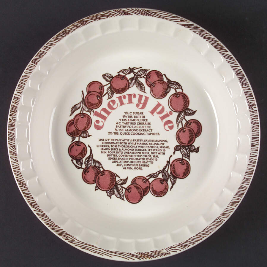 Country Harvest Series 11" Pie Baking Plate by Royal (USA)-1