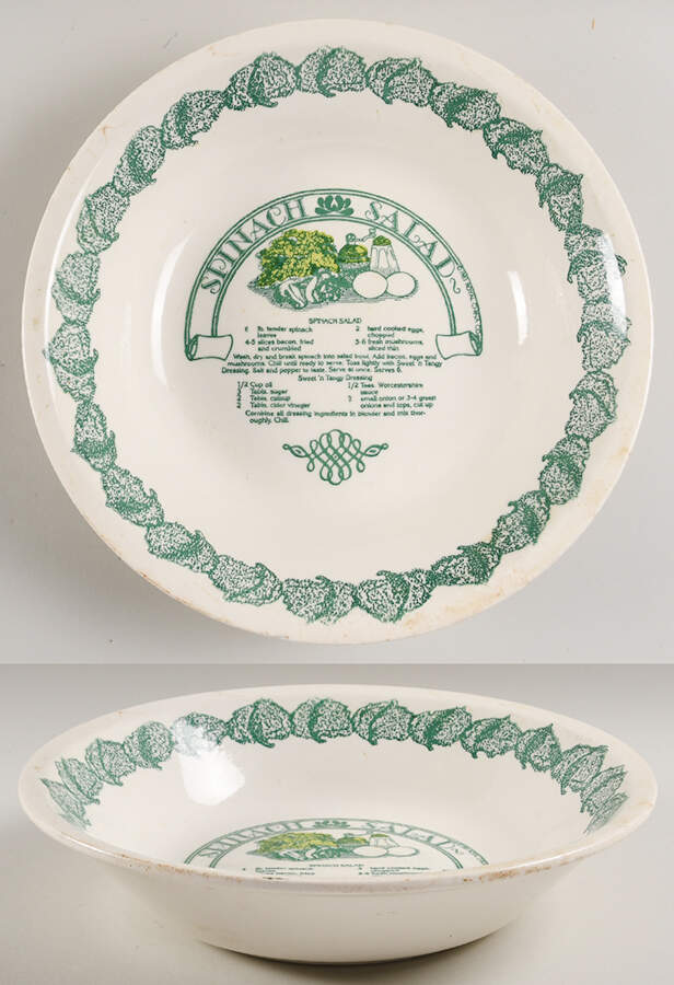 Country Harvest Series 11" Large Salad Serving Bowl by Royal (USA)-1