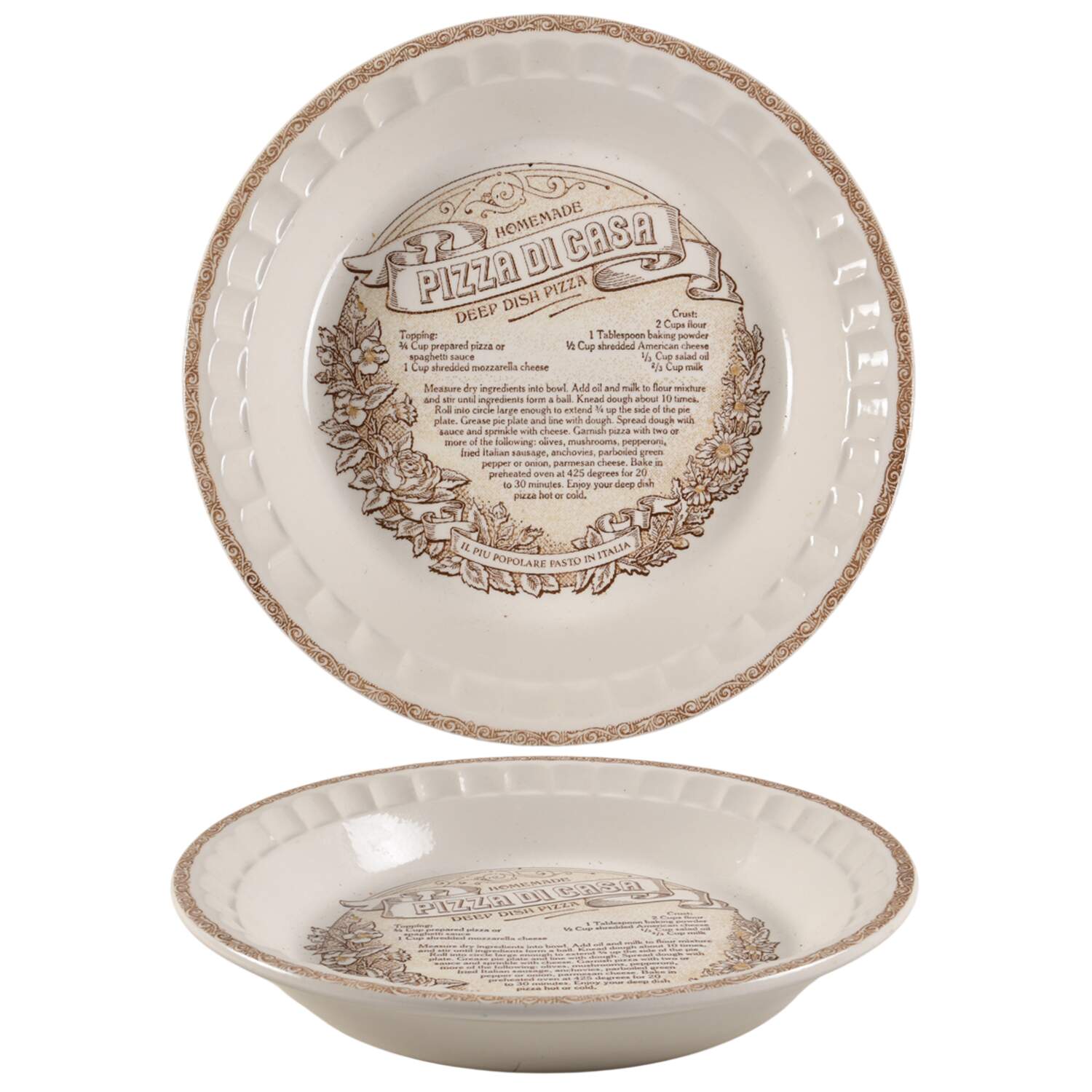 Country Harvest Series 11" Pie Baking Plate by Royal (USA)-1