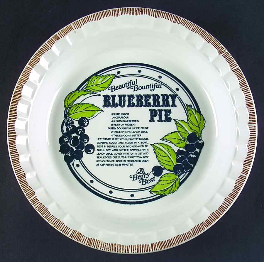 Country Harvest Series 11" Pie Baking Plate by Royal (USA)-1