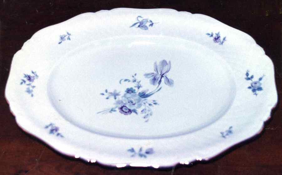A1298 14" Oval Serving Platter by Royal Princess-1