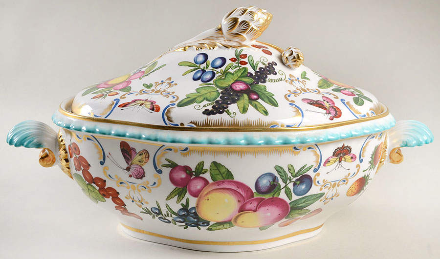 Duke of Gloucester Tureen &  Lid by Royal Worcester-1