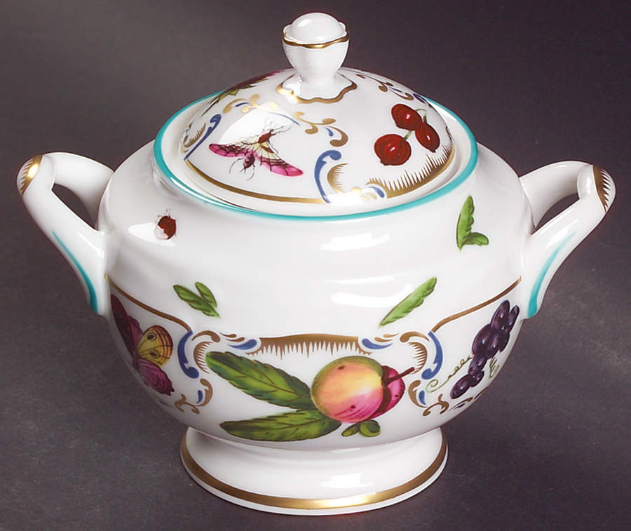 Duke of Gloucester Sugar Bowl & Lid by Royal Worcester-1