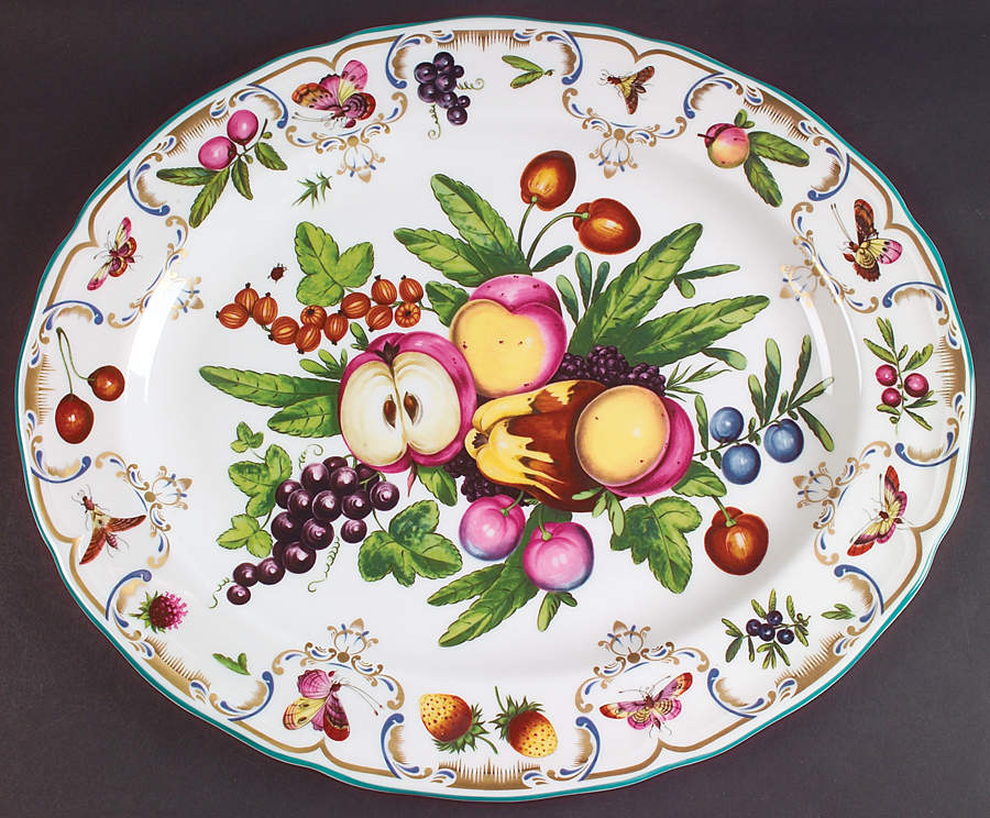 Duke of Gloucester 15" Oval Serving Platter by Royal Worcester-1