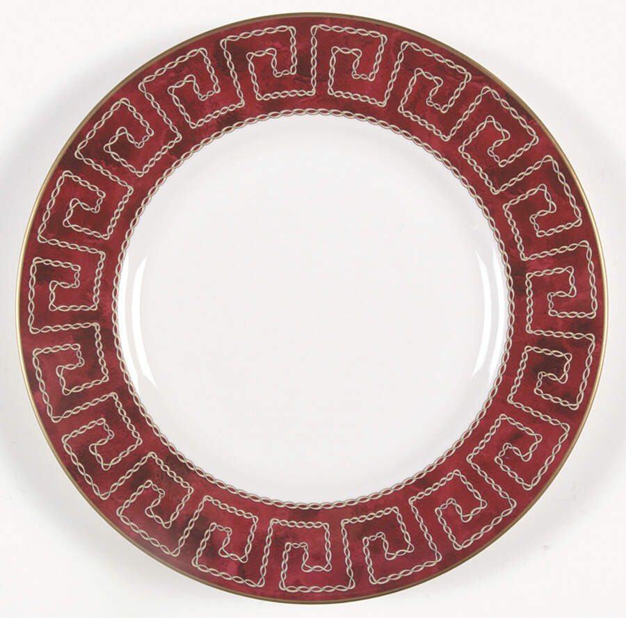Medici Ruby Accent Salad Plate by Royal Worcester-1