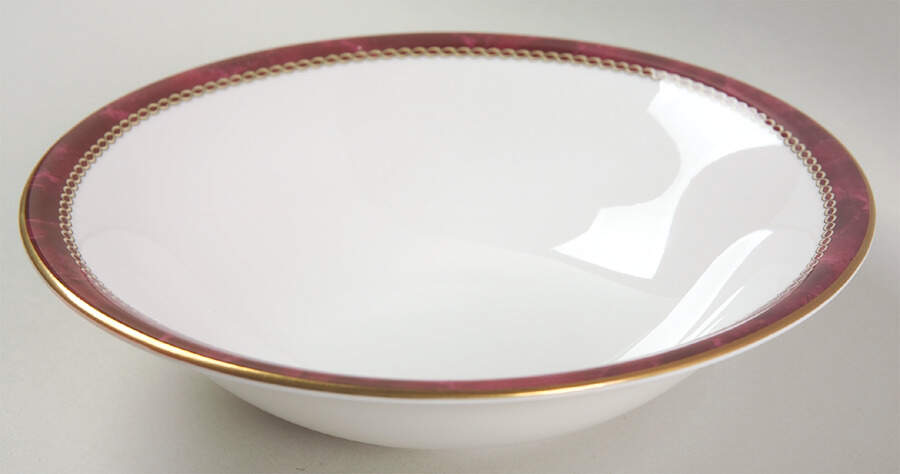 Medici Ruby Coupe Cereal Bowl by Royal Worcester-1
