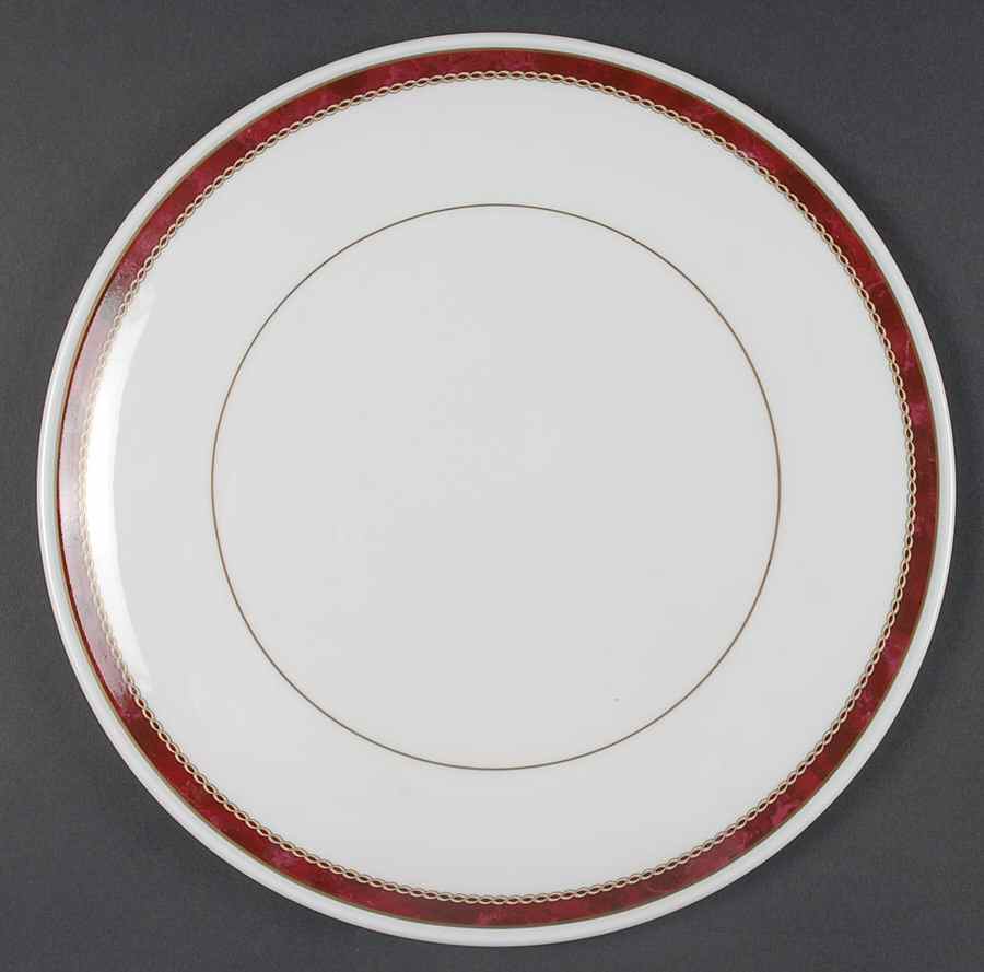 Medici Ruby Flat Cake Plate/Cheese Plate by Royal Worcester-1