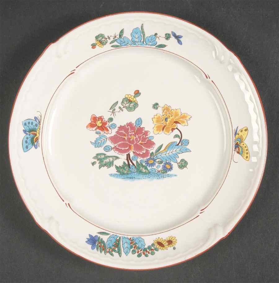 Chinese Bouquet Bread & Butter Plate by Rosenthal - Continental-1