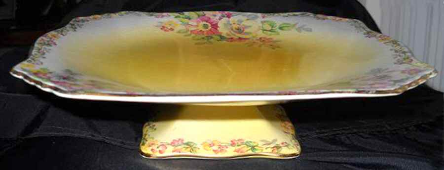 Apple Blossom Cream Round Compote (Height X Width) by Royal Winton-1