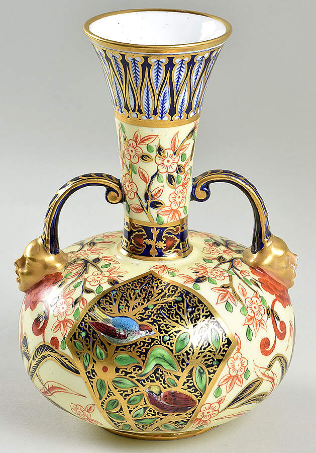 198 7" Handled Vase by Royal Crown Derby-1