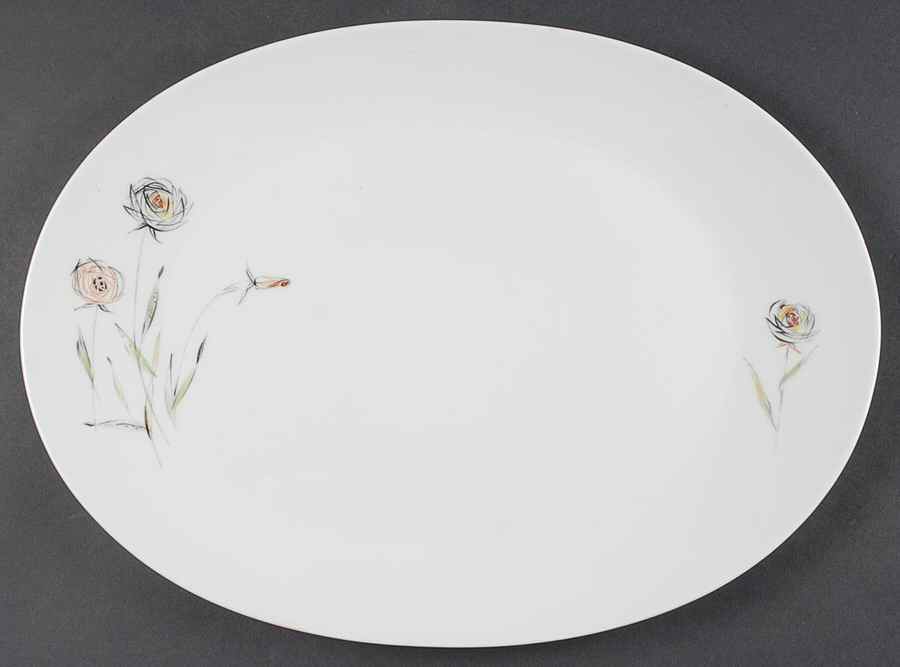 R590 15" Oval Serving Platter by Rosenthal - Continental-1