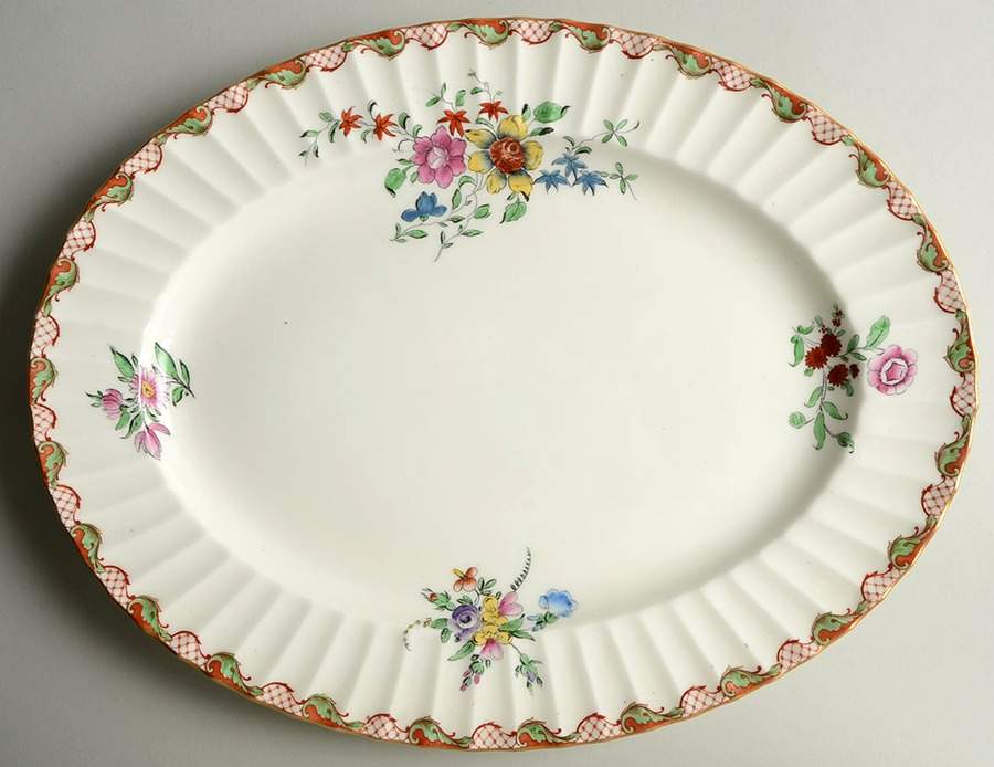 Caroline 15" Oval Serving Platter by Royal Worcester-1