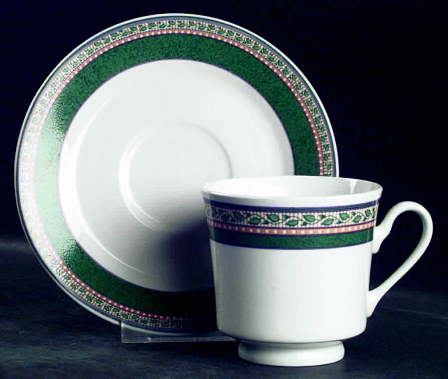 Camelot Footed Cup & Saucer Set by Royal Majestic-1