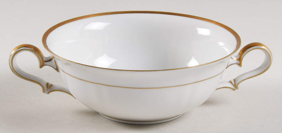 1129 (Chippendale, White) Flat Cream Soup Bowl by Rosenthal - Continental-1