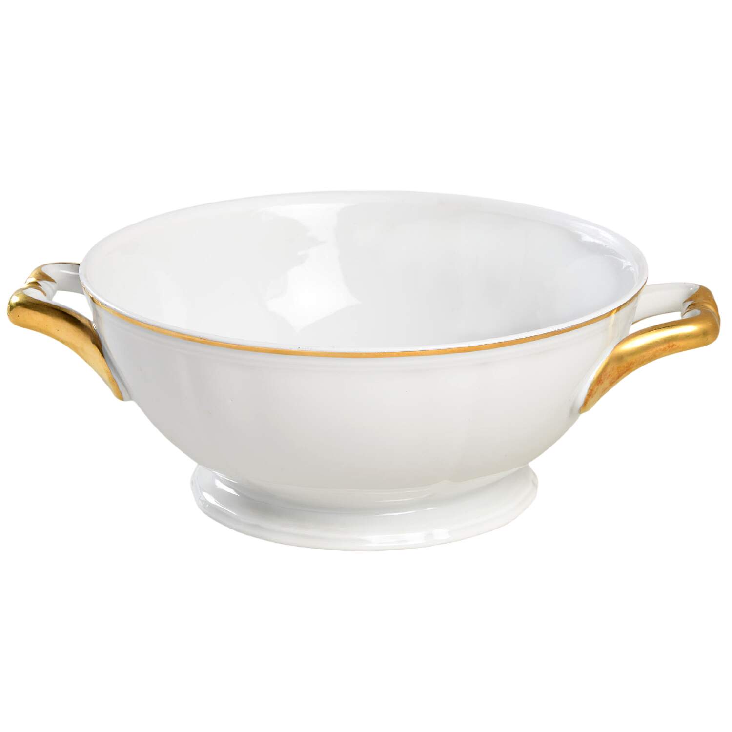 1129 (Chippendale, White) Tureen No Lid by Rosenthal - Continental-1