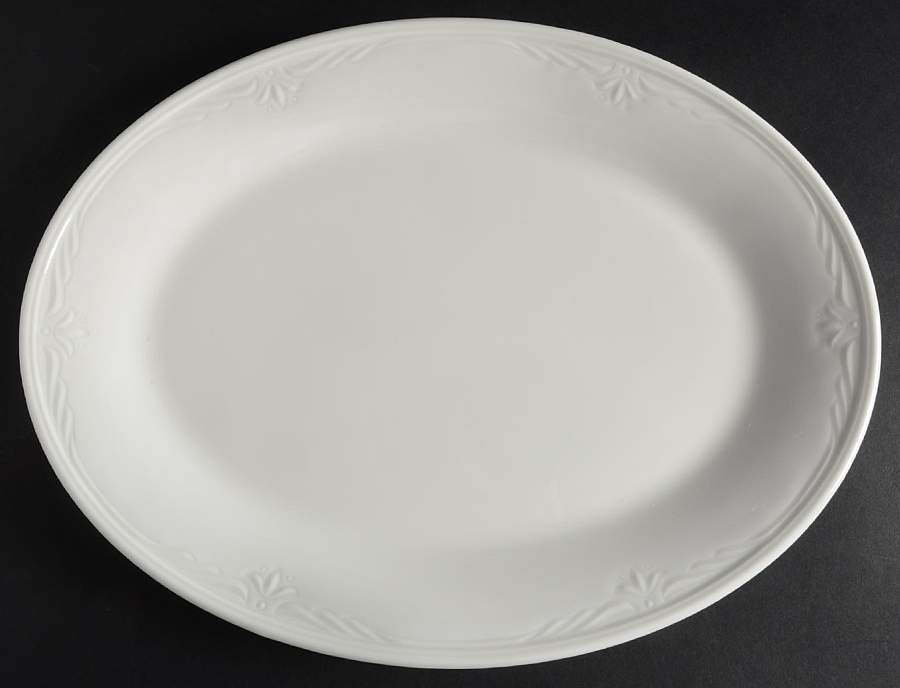Allegro (Hotelware) 13" Oval Serving Platter by Royal Doulton-1