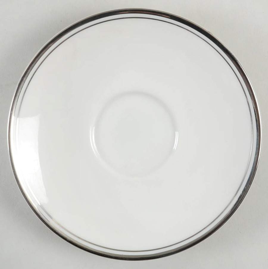 Oxford Platinum Saucer by Royal Doulton-1