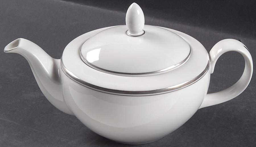 Oxford Platinum Teapot & Lid by Royal Doulton-1