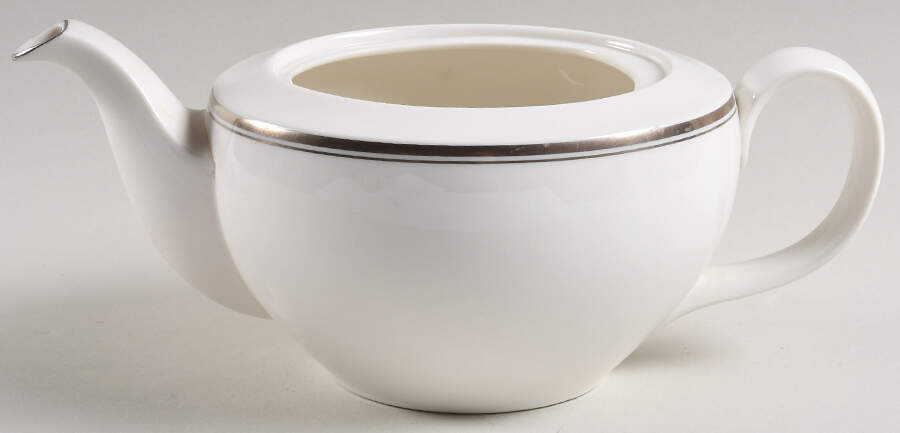 Oxford Platinum Teapot No Lid by Royal Doulton-1