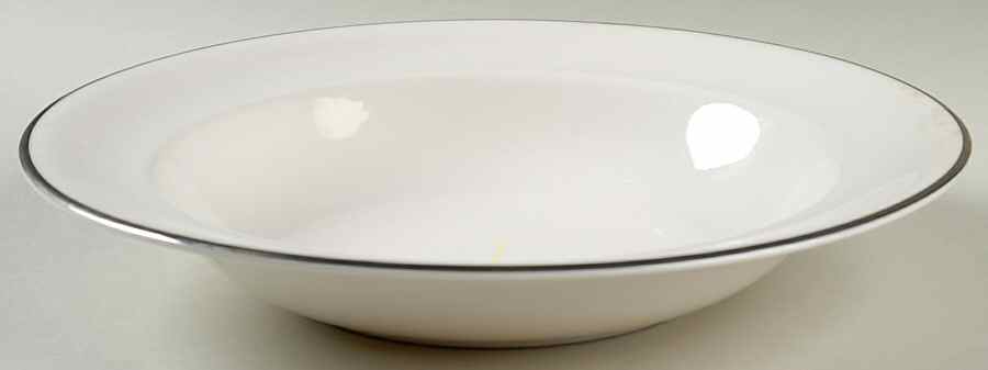 Oxford Platinum 11" Individual Pasta Bowl by Royal Doulton-1