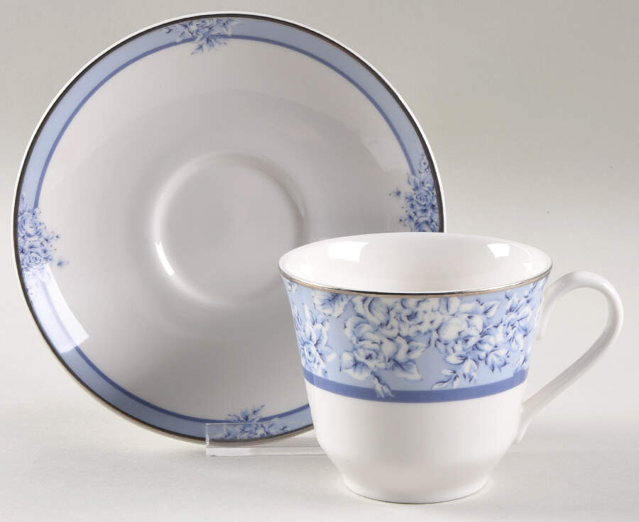Ashley Flat Cup & Saucer Set by Royal Doulton-1
