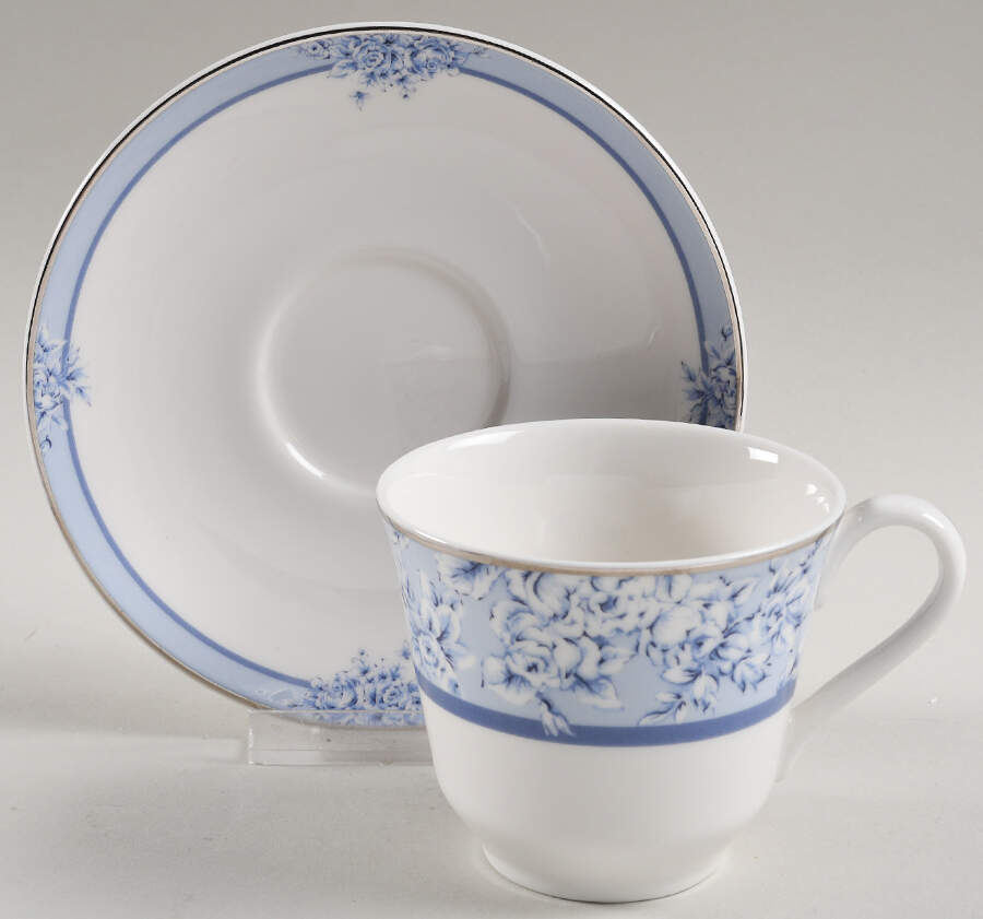 Ashley Flat Cup & Saucer Set by Royal Doulton-1