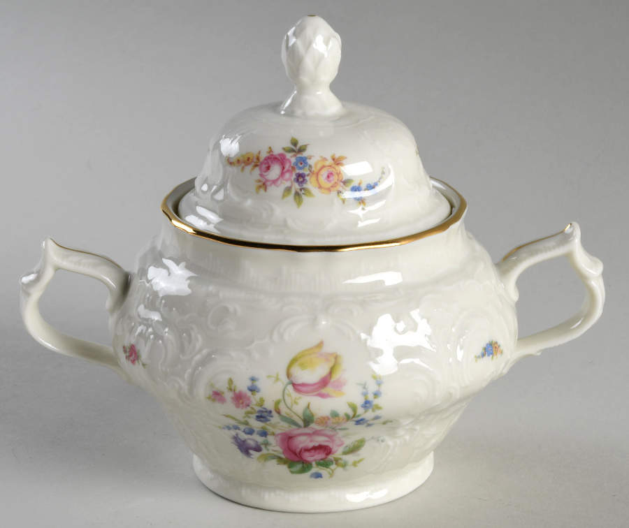 R596 Sugar Bowl & Lid by Rosenthal - Continental-1