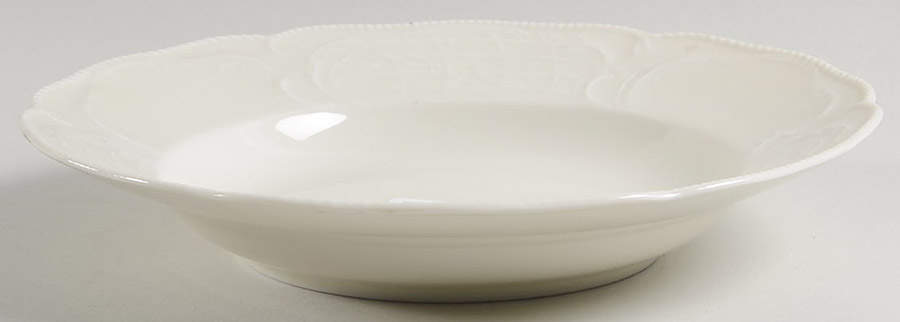 Sanssouci (Ivory, No Trim) Rim Soup Bowl by Rosenthal - Continental-1