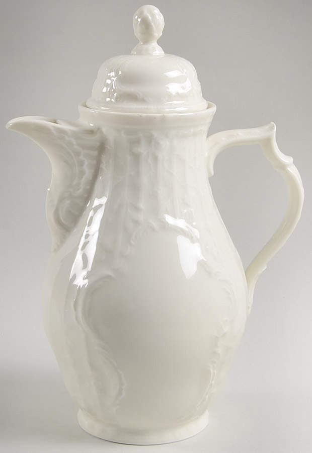 Sanssouci (Ivory, No Trim) Small Coffee Pot & Lid by Rosenthal - Continental-1