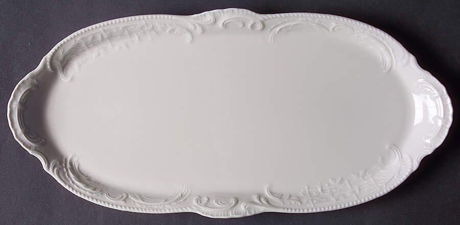 Sanssouci (Ivory, No Trim) Large Sandwich Tray by Rosenthal - Continental-1