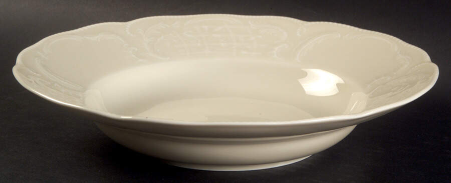 Sanssouci (Ivory, No Trim) Large Rim Soup Bowl by Rosenthal - Continental-1