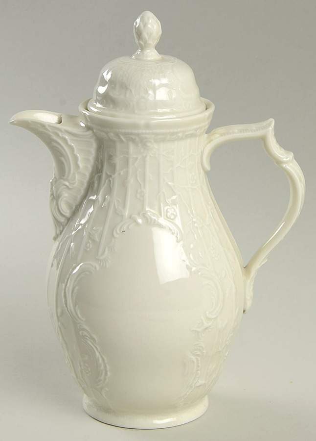 Sanssouci (Ivory, No Trim) Mini Coffee Pot & Lid by Rosenthal - Continental-1