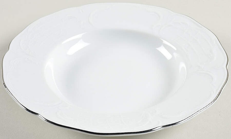 Platinum Band Large Rim Soup Bowl by Rosenthal - Continental-1