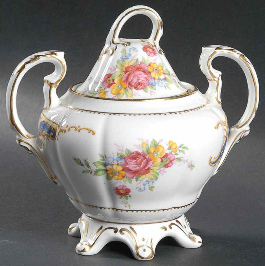 Gloria Sugar Bowl & Lid by Royal Stafford-1