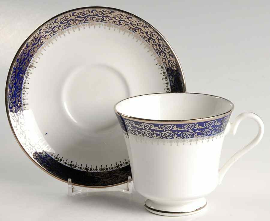 Ambassador Footed Cup & Saucer Set by Royal Grafton-1