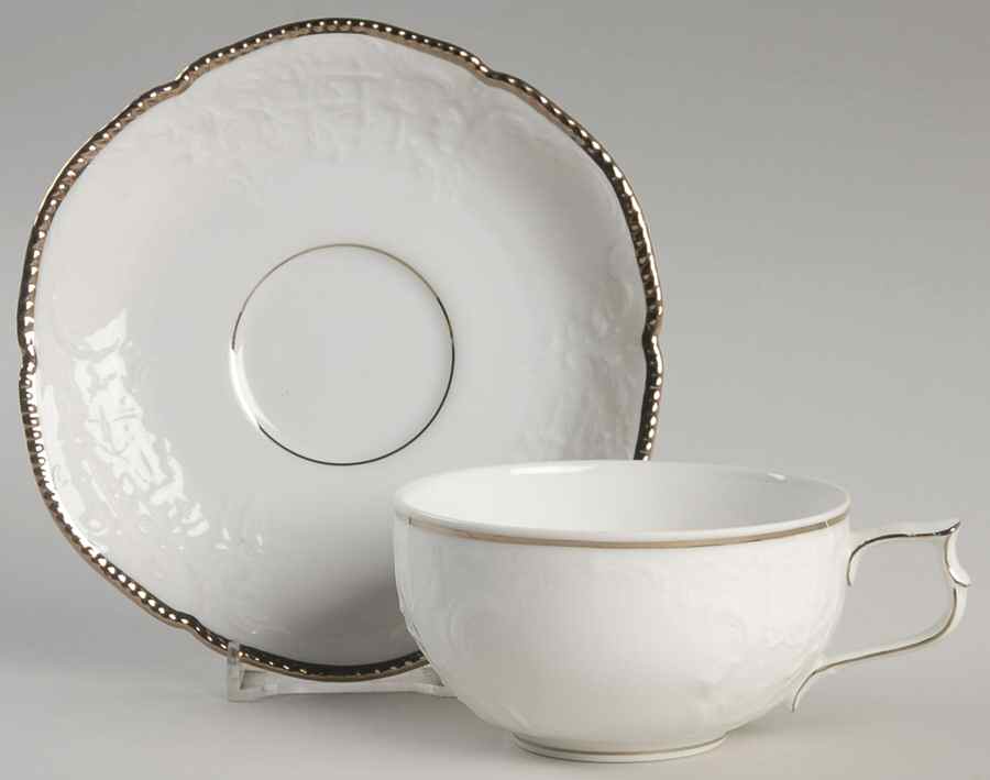 R600 Flat Cup & Saucer Set by Rosenthal - Continental-1