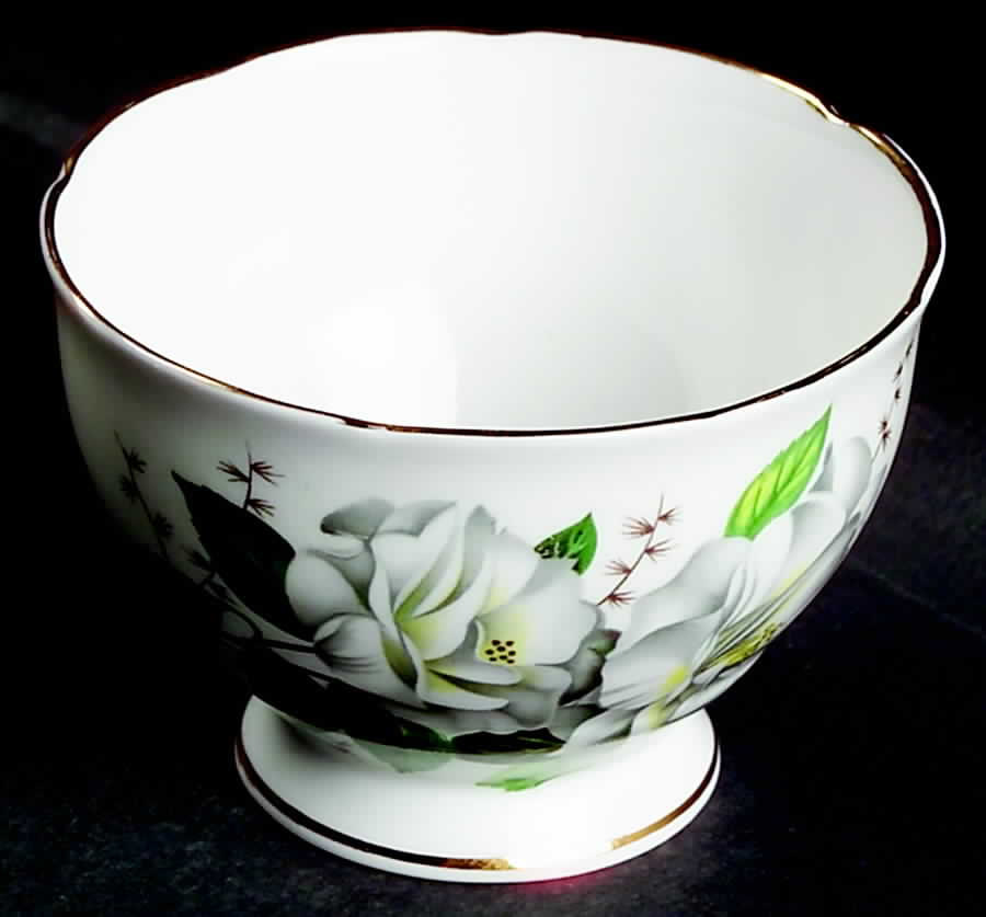Camellia Mini Open Sugar Bowl by Royal Stafford-1