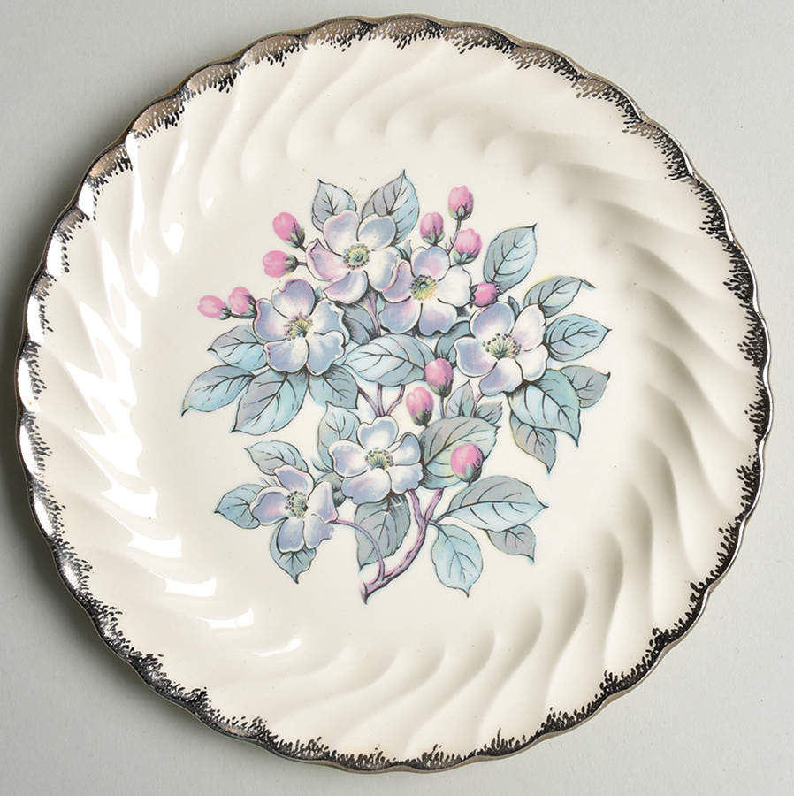 Belvidere Platinum Salad Plate by Royal (USA)-1