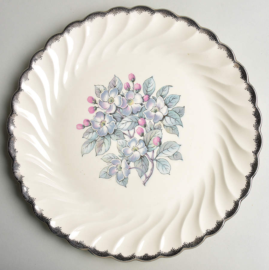 Belvidere Platinum 12" Chop Plate (Round Platter) by Royal (USA)-1