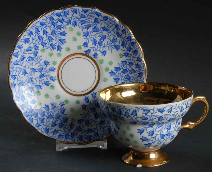 4945 Footed Cup & Saucer Set by Rosina-Queens-1