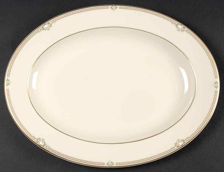 Gabrielle 13" Oval Serving Platter by Royal Doulton-1