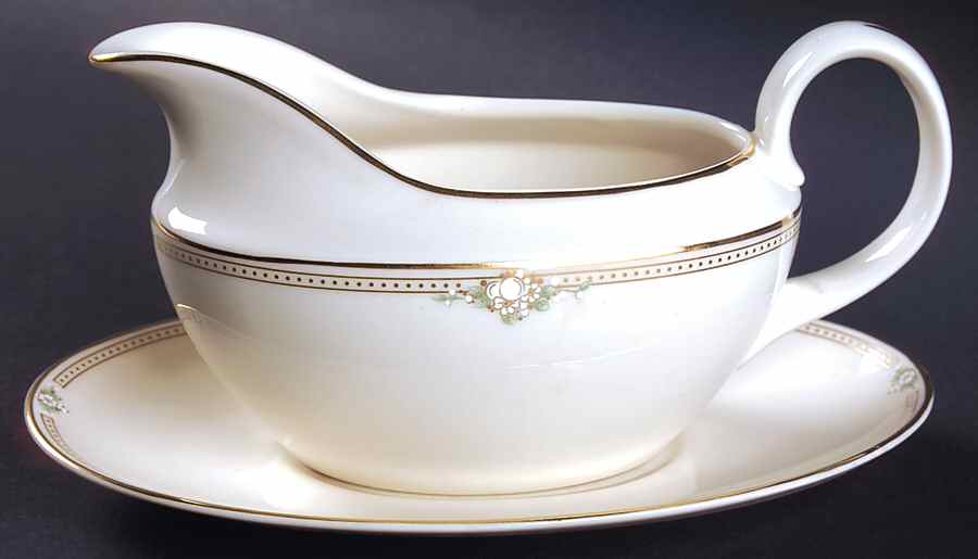 Gabrielle Gravy Boat & Underplate by Royal Doulton-1