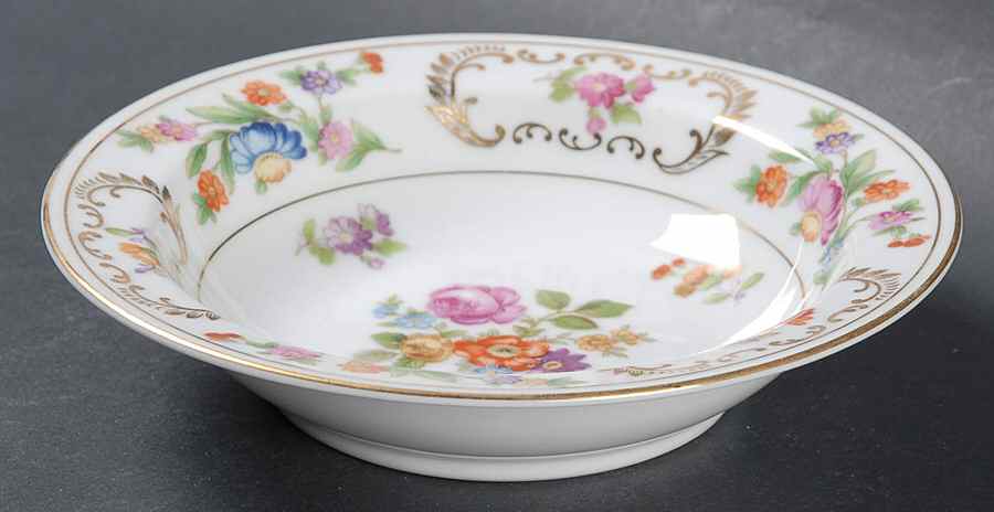 RO51 Rim Fruit/Dessert (Sauce) Bowl by Rose (Japan)-1