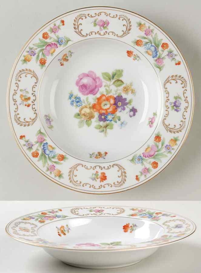 RO51 Rim Soup Bowl by Rose (Japan)-1
